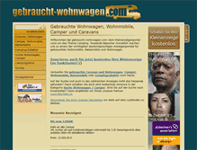Tablet Screenshot of gebraucht-wohnwagen.com
